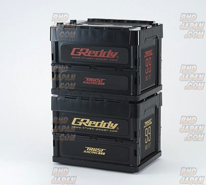 Trust ステップオンコンテナ 20L 赤 Trust Greddy Folding Container Box 20L - Red - RHDJapan